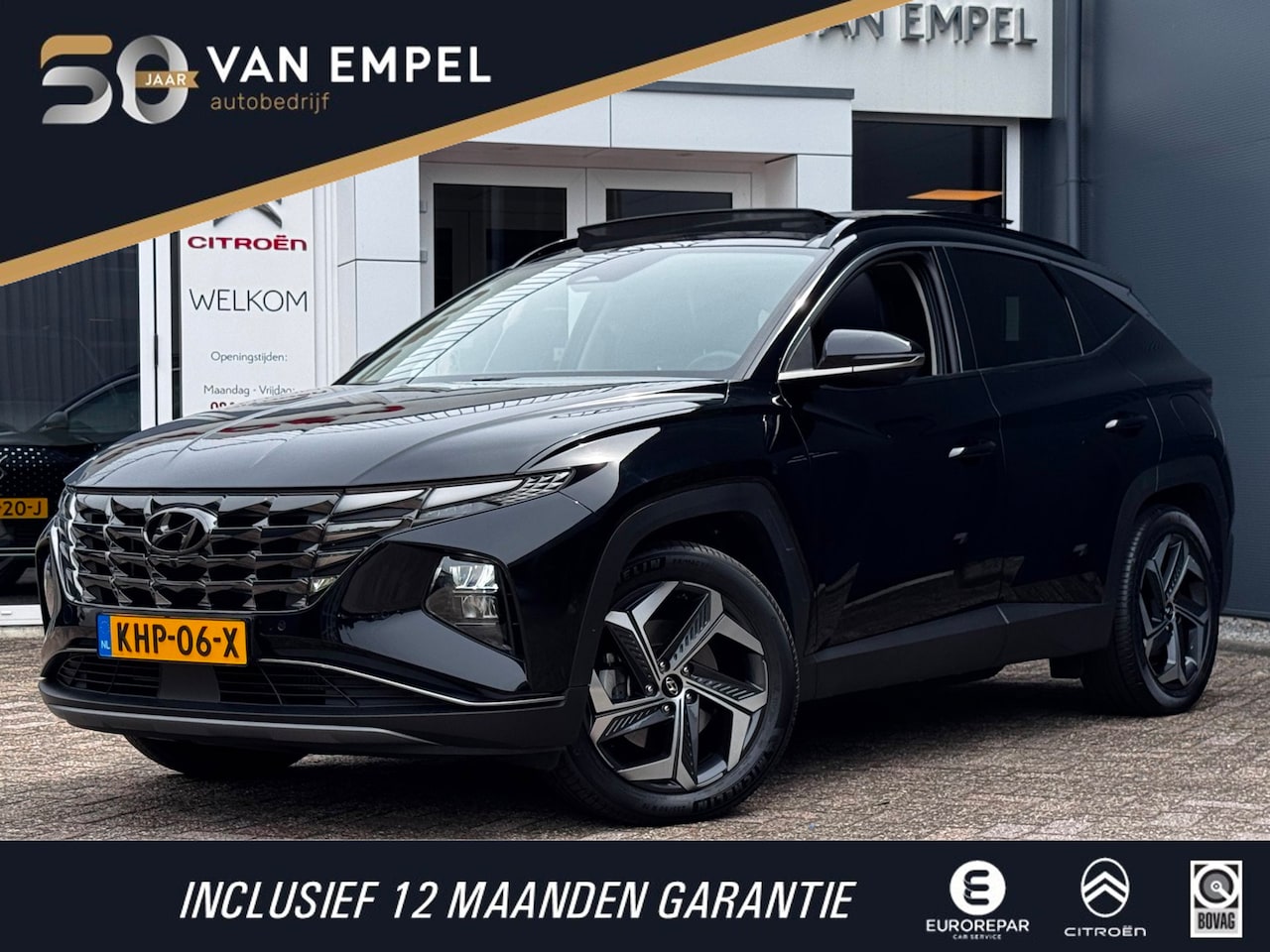 Hyundai Tucson - 1.6 T-GDI PHEV Premium Sky 4WD | 97,4 % SOH | Panoramadak | Leder + Memory | Camera 360 | - AutoWereld.nl