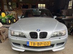 BMW Z3 Roadster - 1.9 BMW Z3 cabrio 1998 Arctic Silver unieke auto Eshuis rebuild volledig gelijk M uitvoering.