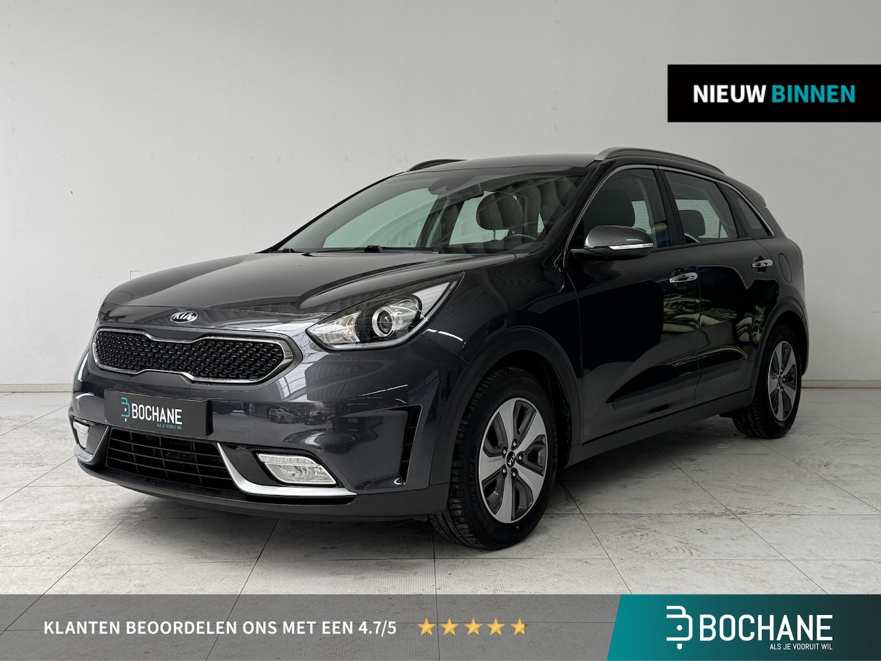 Kia Niro - 1.6 GDi Hybrid DynamicLine | Achteruitrijcamera | Trekhaak | Climate Control | Apple CarPl - AutoWereld.nl