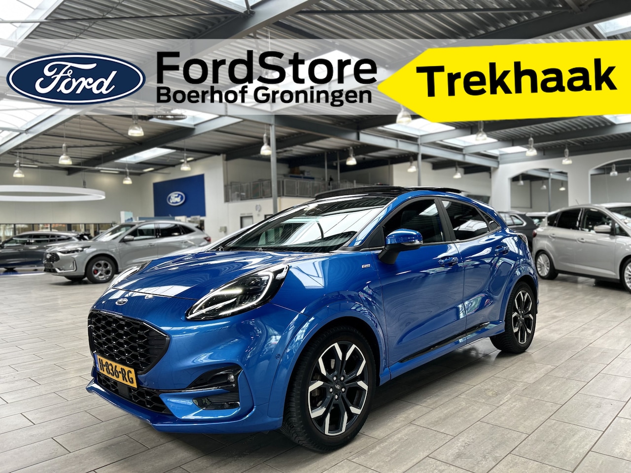 Ford Puma - EcoBoost Hybrid 125pk ST-Line X First Edition | Pano | Trekhaak | B&O | Winterpack | Adapt - AutoWereld.nl