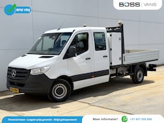 Mercedes-Benz Sprinter - 314 2.2 CDI DC Open Laadbak Dubbele cabine 6-persoons Trekhaak Navigatie Carplay Climate c