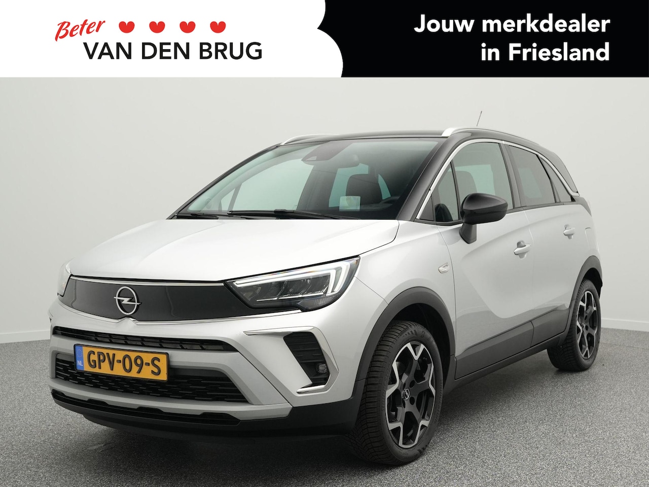 Opel Crossland - 1.2 Turbo Ultimate 131 PK Automaat | LED | Achteruitrijcamera | Stuur- en Stoelverwarming - AutoWereld.nl