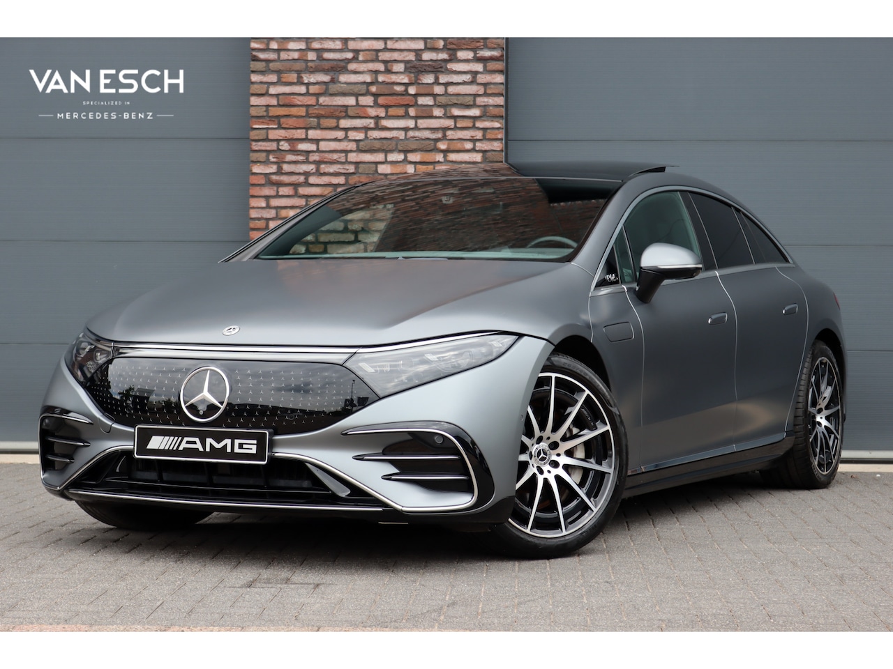 Mercedes-Benz EQS - 450+ AMG Line Premium+ 108 kWh | Luchtvering | Achterasbesturing | Distronic+ | Burmester - AutoWereld.nl