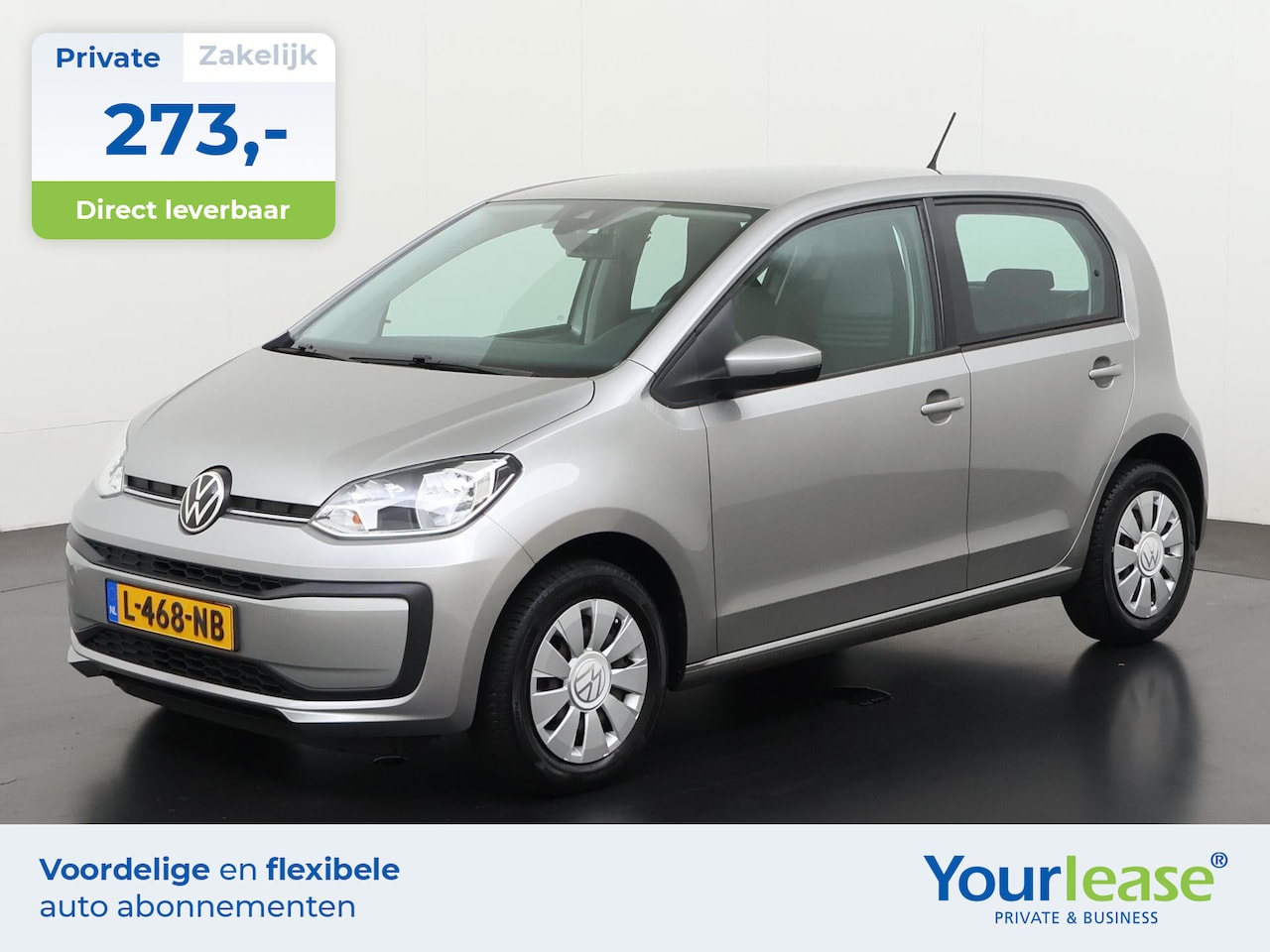Volkswagen Up! - 1.0 | All-in 273,- Private Lease | Direct uit voorraad - AutoWereld.nl