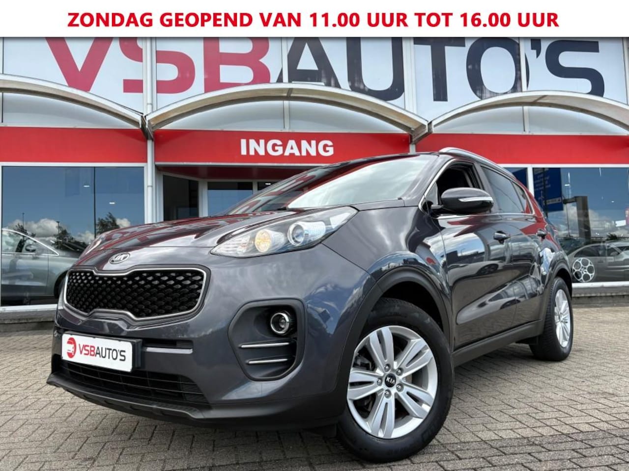 Kia Sportage - 1.6 GDI 132PK LED NAVI CAMERA TREKHAAK AIRCO LMV PDC - AutoWereld.nl