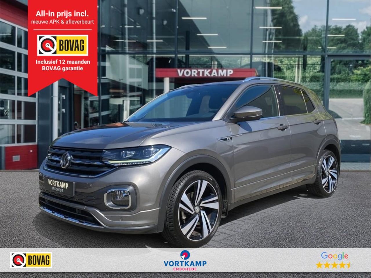 Volkswagen T-Cross - 1.0 TSI R-LINE TREKHAAK/CAMERA/ACC/LED/CARPLAY/NAVI - AutoWereld.nl