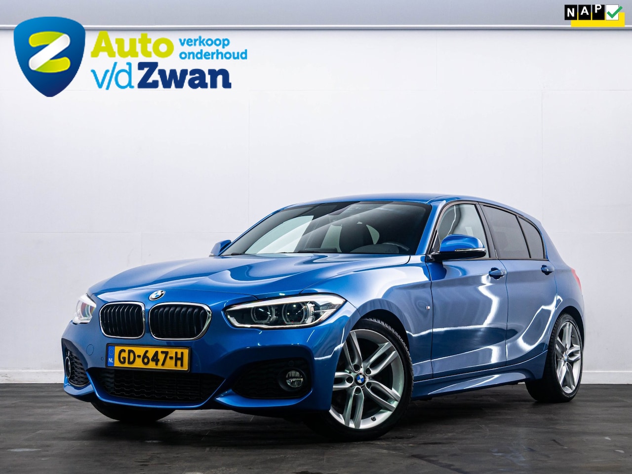 BMW 1-serie - 118i M Sport Pakket Navi/Cruise/Alcantara/LED! - AutoWereld.nl