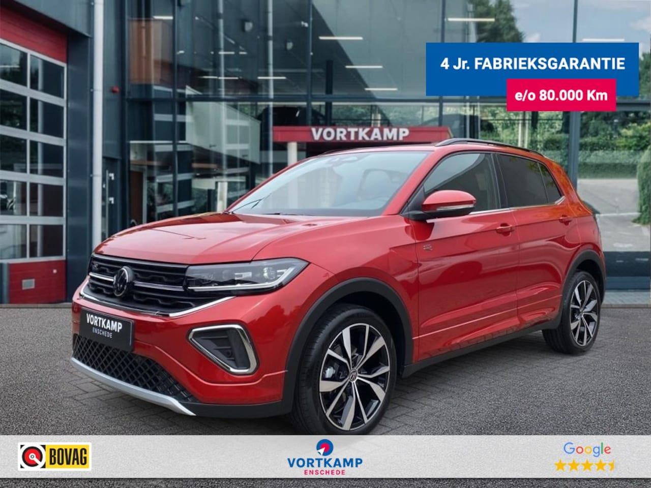 Volkswagen T-Cross - 1.0 TSI DSG R-LINE AFN.TREKHAAK/CAMERA/ACC/STOELVERW/CARPLAY - AutoWereld.nl
