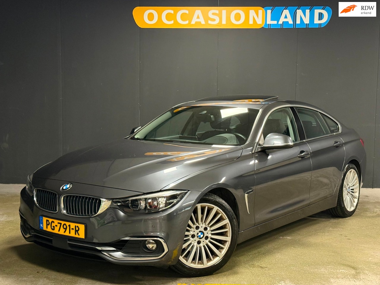 BMW 4-serie Gran Coupé - 420i High Executive|KANTELDAK|LED|KEYLESS|HARMAN|STOELV|LEDER|ACC|HUD|DODEHOEK|MEMORY|BLUE - AutoWereld.nl