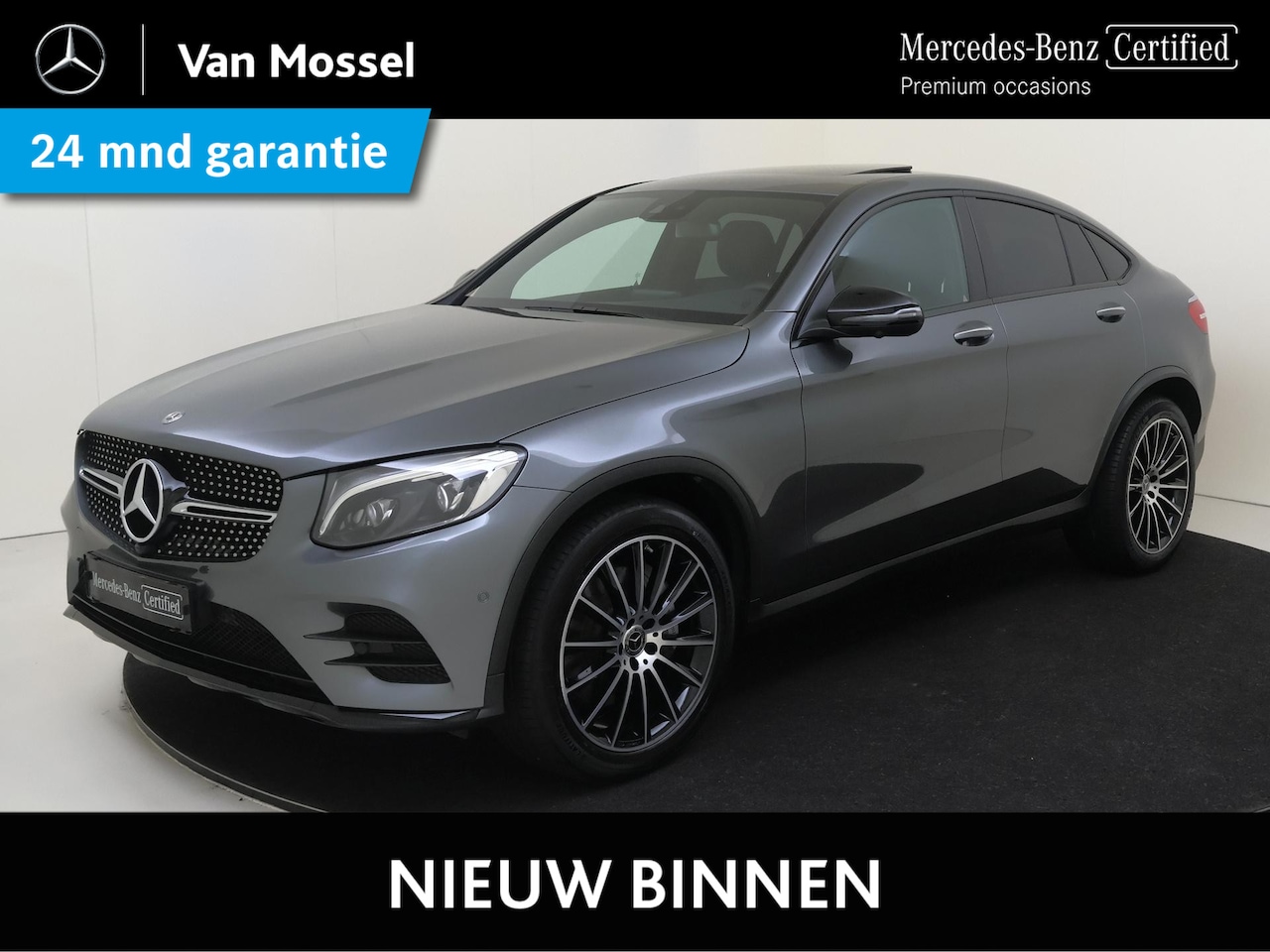 Mercedes-Benz GLC-klasse Coupé - 250 4MATIC Premium Plus / Night pakket/ Schuifdak/ Burmester/ 20"/ 360 Camera - AutoWereld.nl
