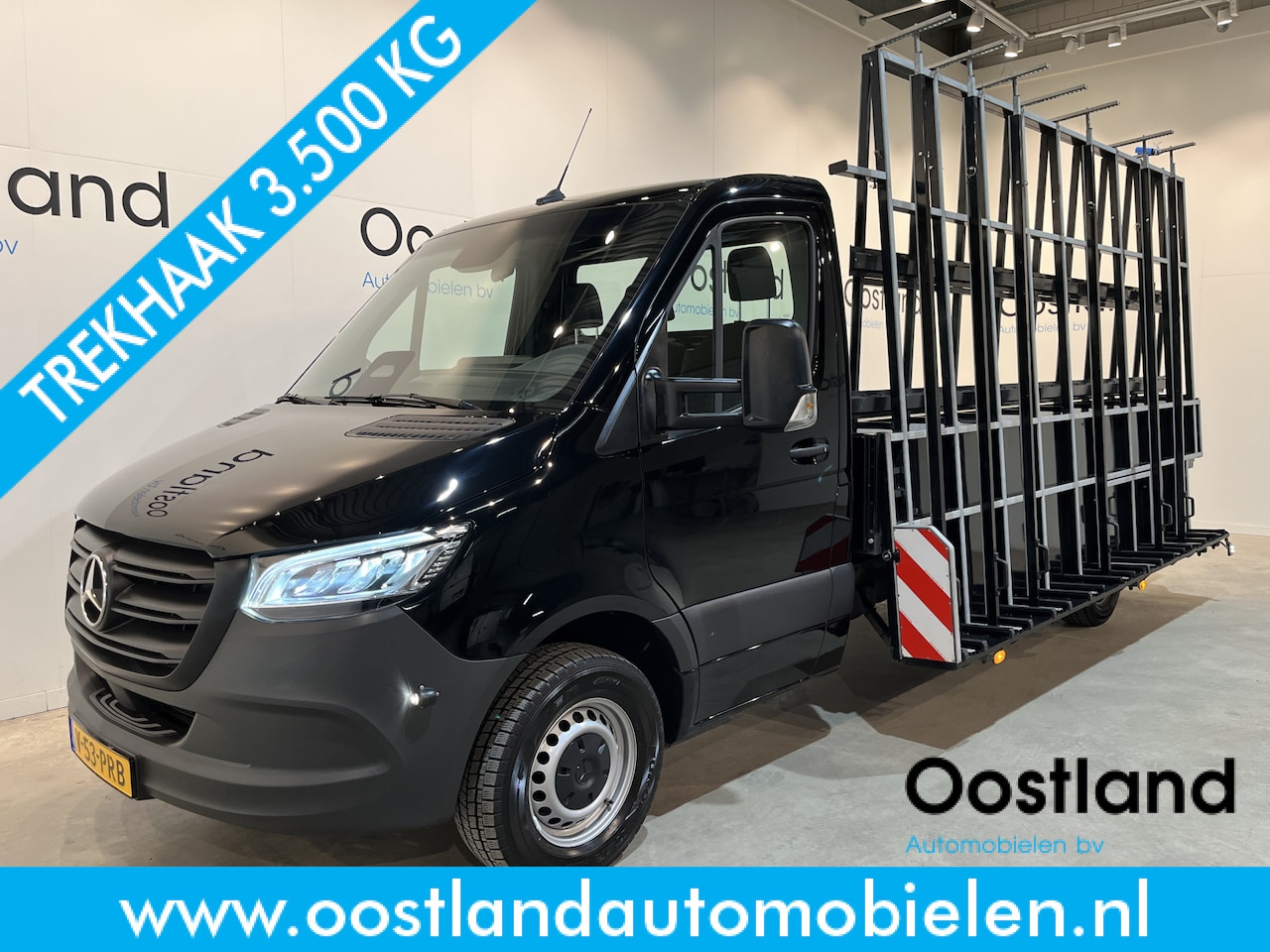 Mercedes-Benz Sprinter - 317 CDI L3 RWD Automaat Open Laadbak met Glasresteel / Euro 6 / Trekhaak 3500 KG / Airco / - AutoWereld.nl