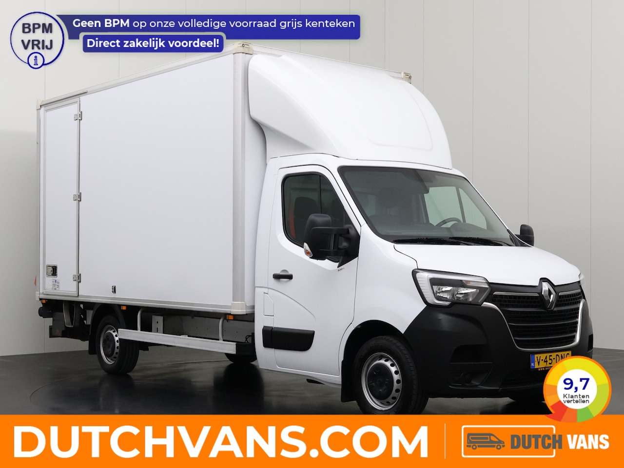 Renault Master - 2.3DCI 145PK Bakwagen + laadklep | Dakspoiler | Zijdeur | Airco | Cruise | 3-Zits - AutoWereld.nl