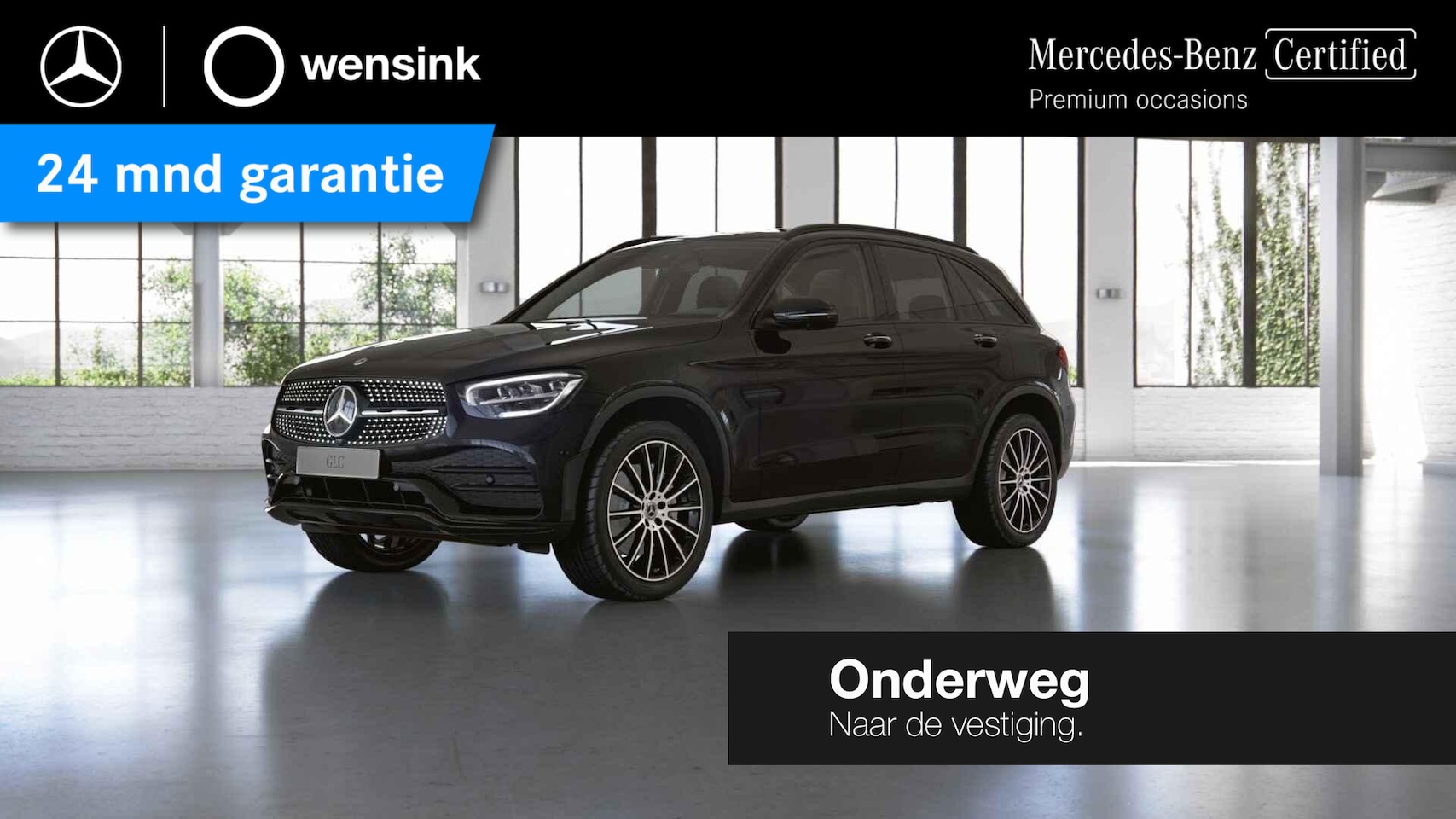 Mercedes-Benz GLC-klasse - 300e 4MATIC Business Solution AMG | Trekhaak | Night | Panoramadak | Stoelverwarming | Ach - AutoWereld.nl