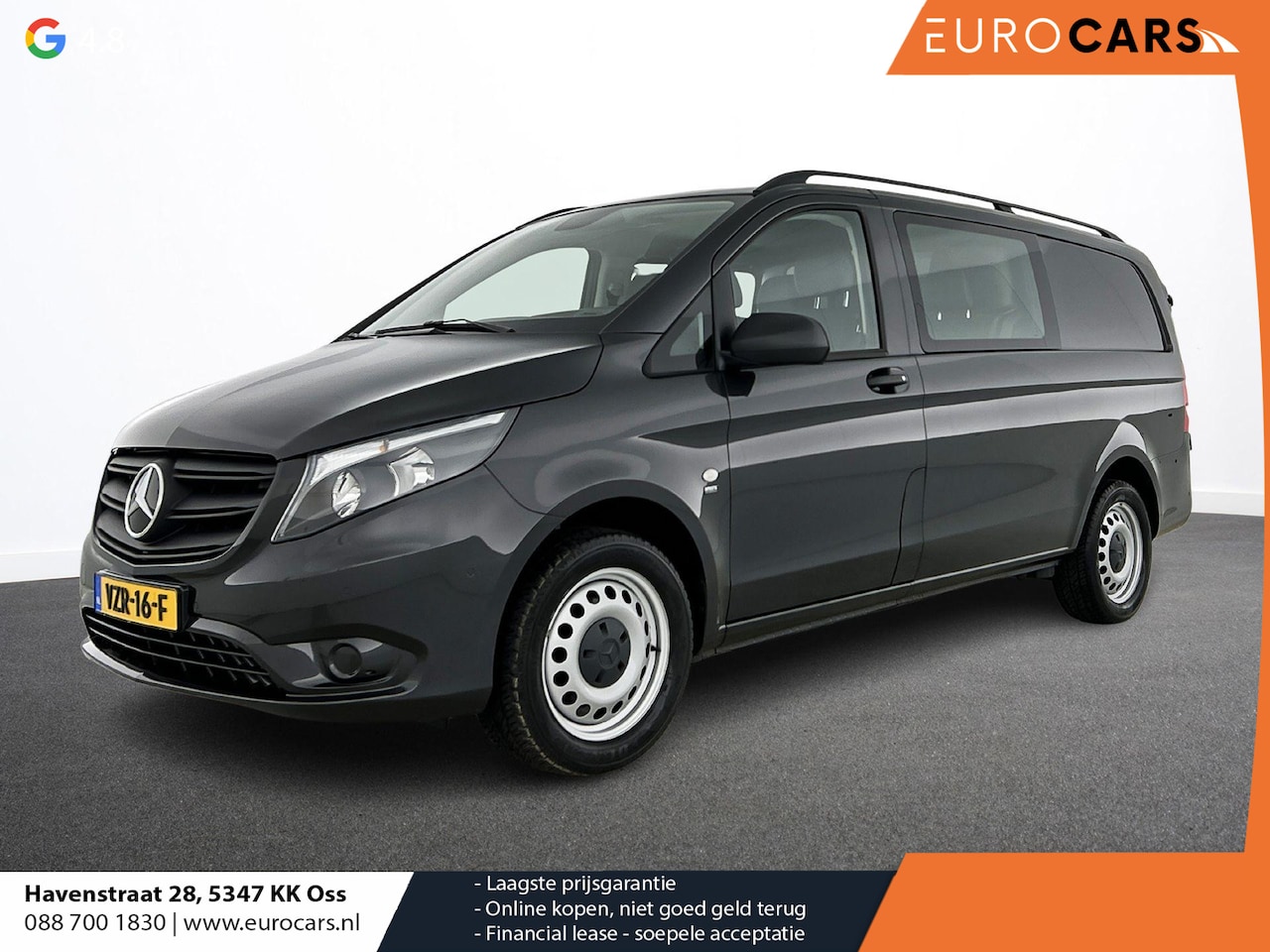 Mercedes-Benz Vito - 114 CDI Lang Dubbele Cabine Automaat Airco Navigatie Apple Caraplay/Android Auto Bluetooth - AutoWereld.nl