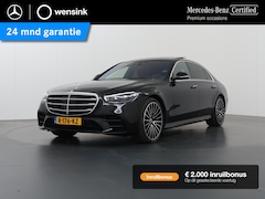 Mercedes-Benz S-klasse - 500 4MATIC Lang AMG Line | Premium plus | Achterasbesturing | Koelbox | Designo flowing li