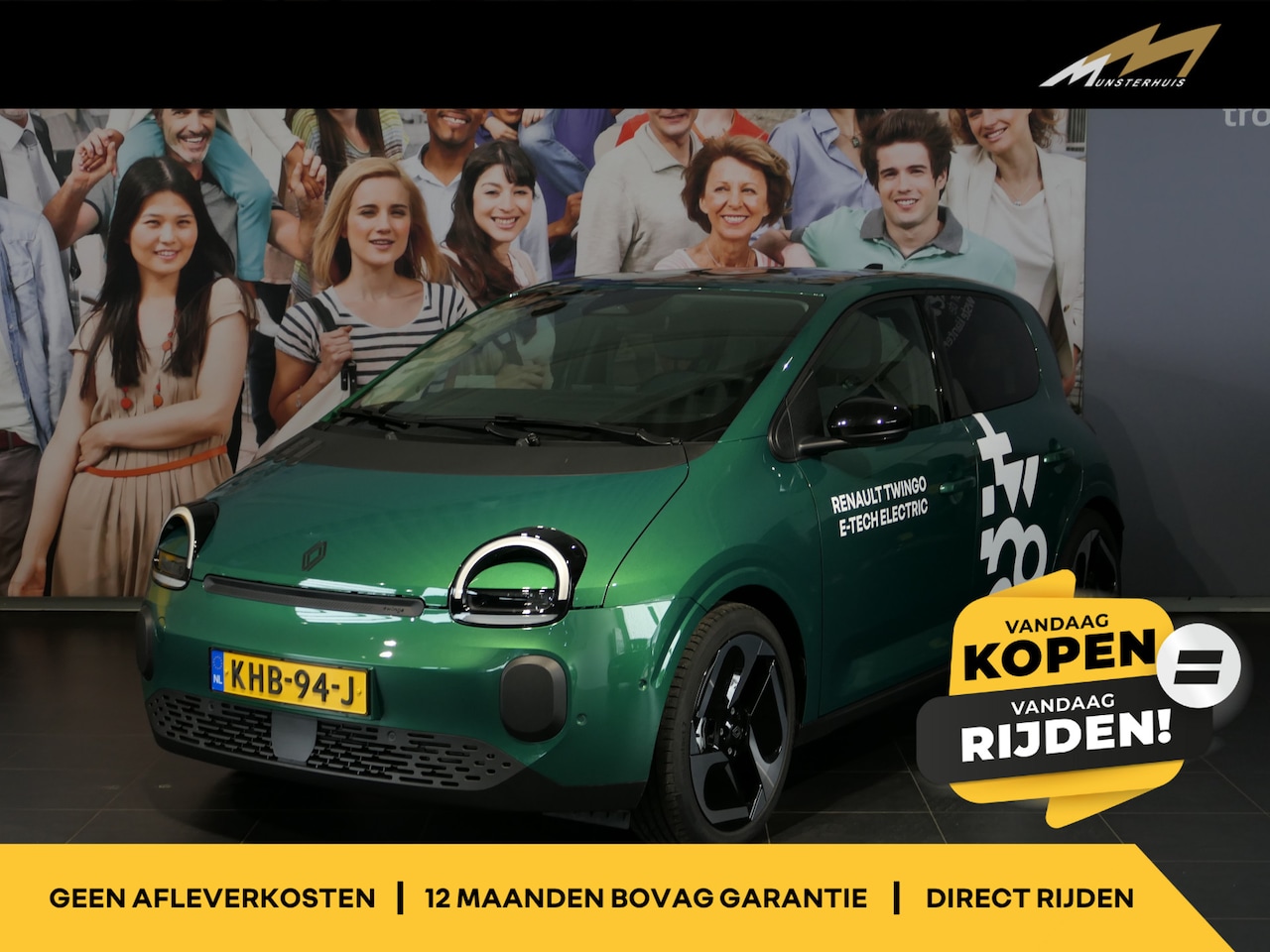 Renault Twingo - urban range techno 80pk - Demo! - Stoelverwarming - Parkeerassistent - Dodehoek - AutoWereld.nl