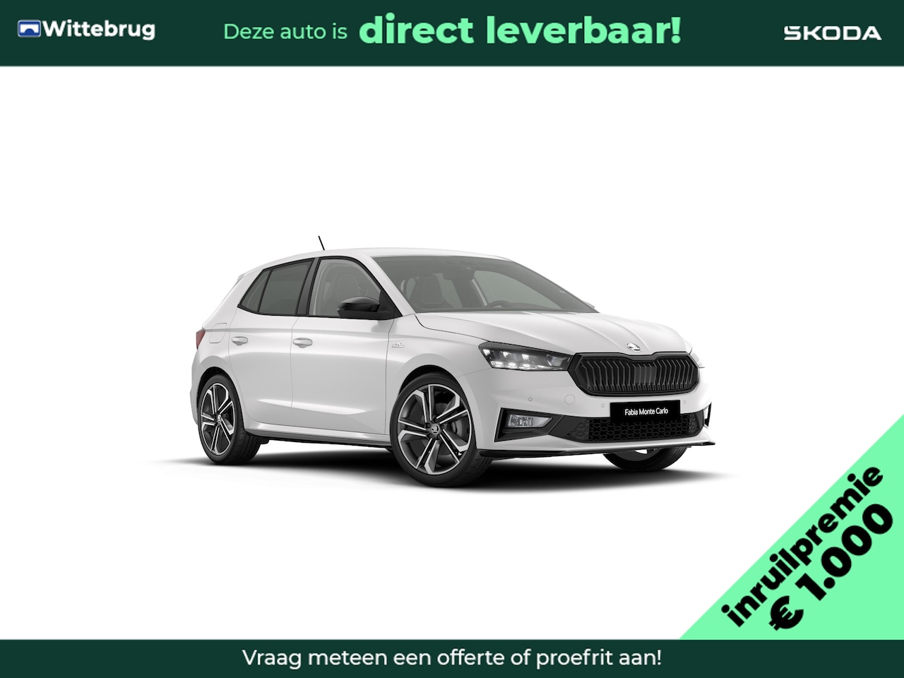 Skoda Fabia - 1.0 TSI Monte Carlo € 1.000,00 inruilpremie - AutoWereld.nl
