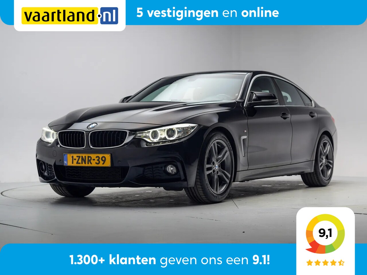 BMW 4-serie Gran Coupé - 420i M Sport High Executive Aut.[ Navigatie Leder Stoelverwarming ] - AutoWereld.nl