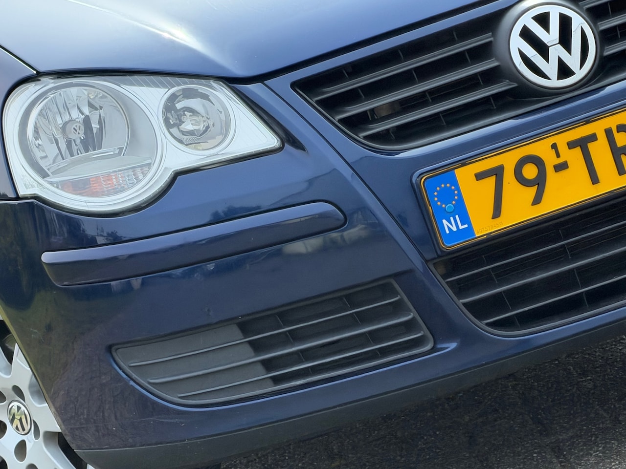 Volkswagen Polo - 1.4-16V Optive - Olympia Bleu Metallic - AC/Audio - Keurig - AutoWereld.nl
