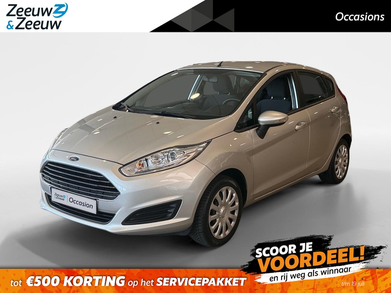 Ford Fiesta - 1.0 Style *Navi*Airco*Trekhaak*Lage K.M.*Nette Auto! - AutoWereld.nl
