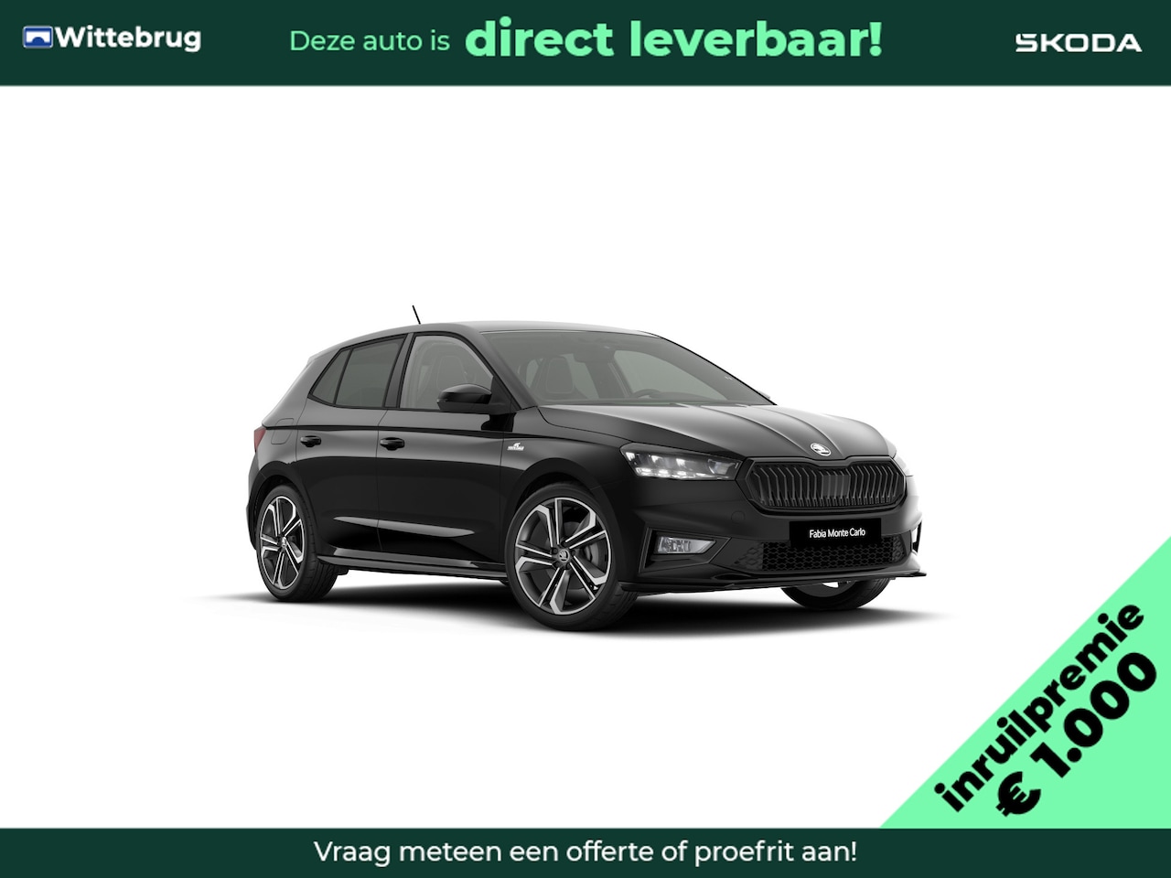 Skoda Fabia - 1.0 TSI Monte Carlo € 1.000,00 inruilpremie - AutoWereld.nl
