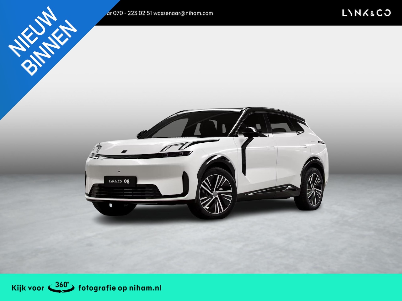 Lynk & Co 08 - 1.5 PHEV BUSINESS EDITION -PANO.DAK|360°CAM|POWER-SEATS|ADAP.CRUISE|LED|CARPLAY|19" - AutoWereld.nl