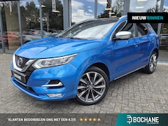 Nissan Qashqai - 1.3 DIG-T Tekna + | Panoramadak | Leder | Trekhaak | Allseason banden |