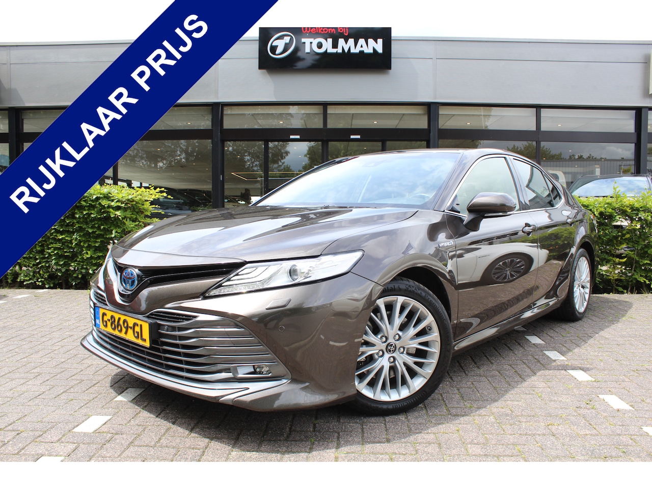 Toyota Camry - 2.5 Hybrid Premium | Rijklaar | Head Up | Blind Spot | Leder | Stoelverw. | JBL | Clima 3- - AutoWereld.nl