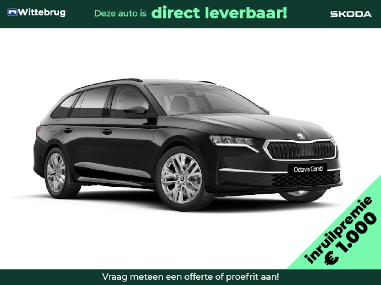 Skoda Octavia Combi - 1.5 TSI MHEV Business Edition Plus Trekhaak / Winter Pakket - AutoWereld.nl