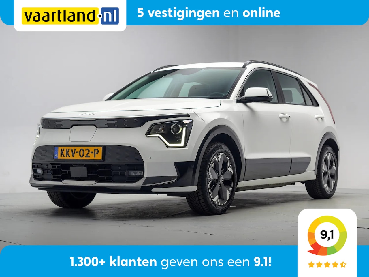 Kia e-Niro - DynamicLine 64.8 kWh 3-fase [ Navi Adapt.cruise Camera Stoel-en stuurverwarming ] - AutoWereld.nl