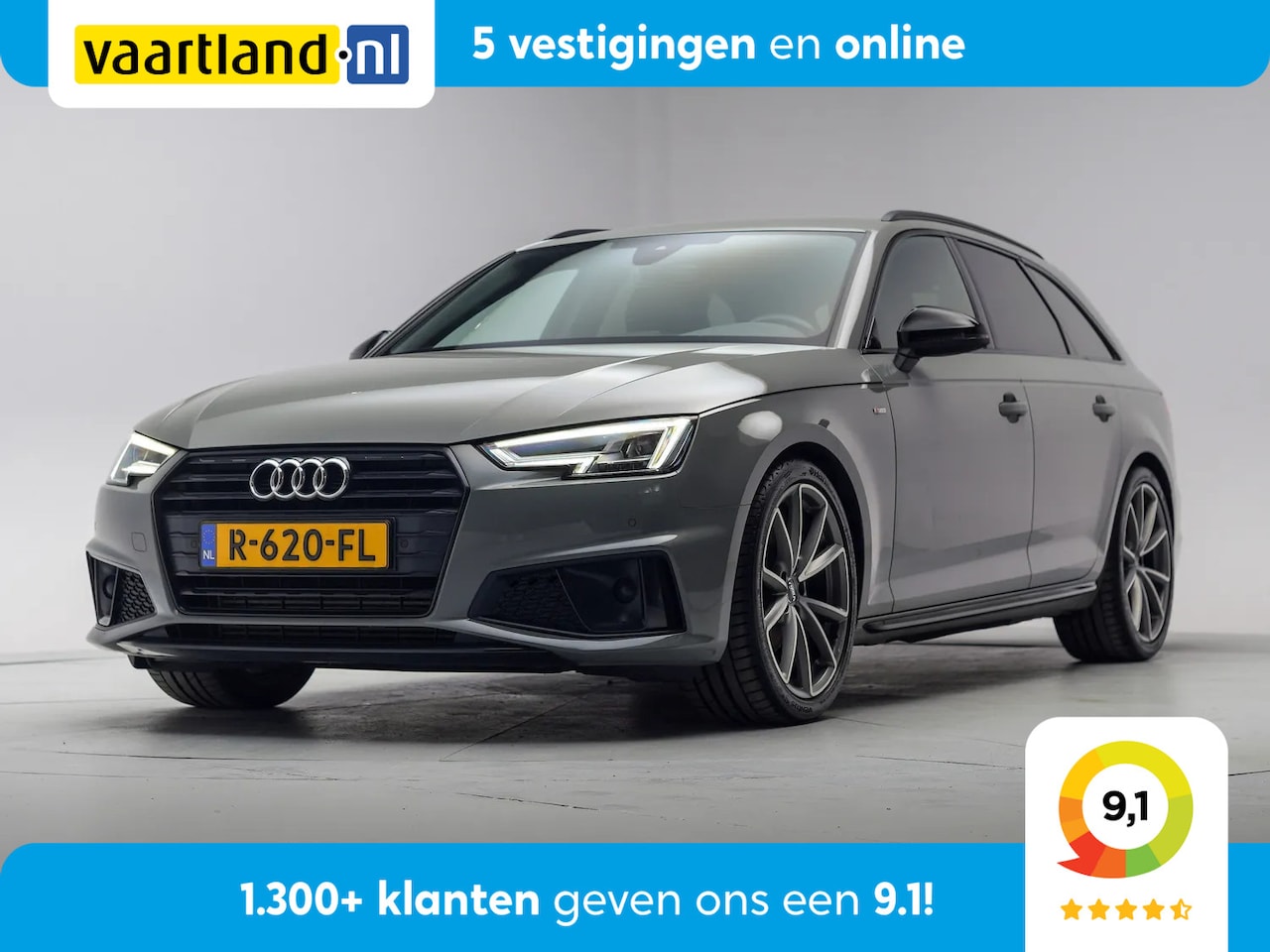 Audi A4 Avant - 40TFSI Sport S line black edition Aut. [ Half- Leder Apple / Android Stoelverwarming Navi - AutoWereld.nl