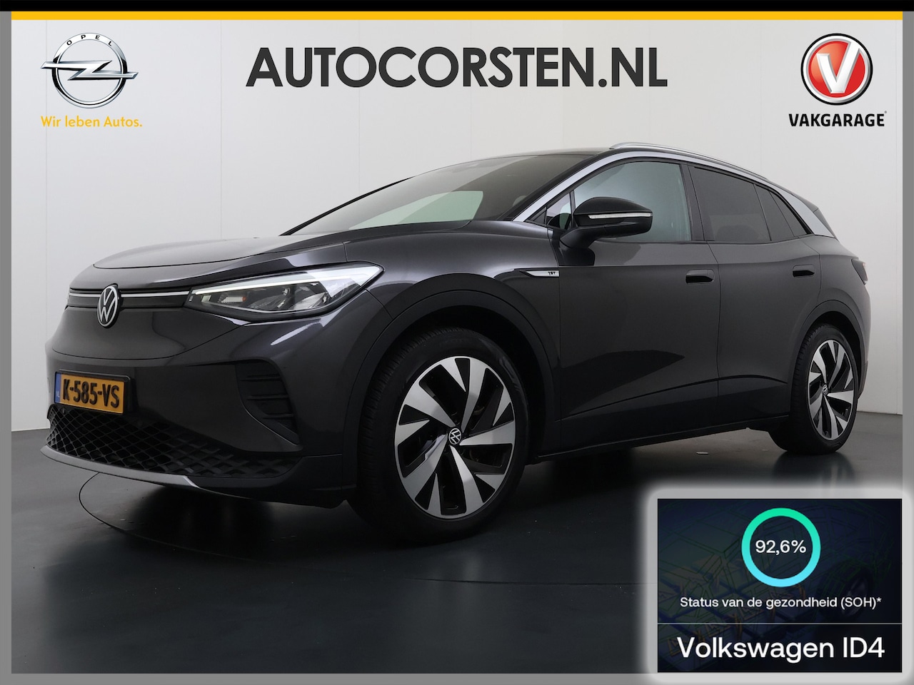 Volkswagen ID.4 - 1st 82Wh SOH 92,6% Navi Camera Adap.Cruise Pdc Stoel+Stuurverwarming Apple Carplay Android - AutoWereld.nl