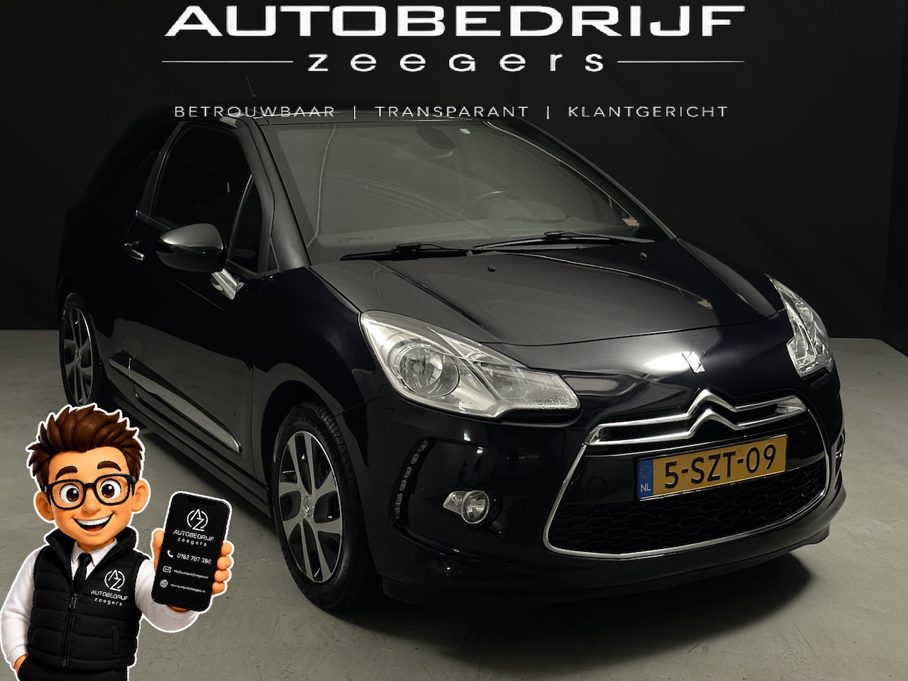 Citroën DS3 - 1.2 VTi Business *CC*Navi*Bluetooth* - AutoWereld.nl