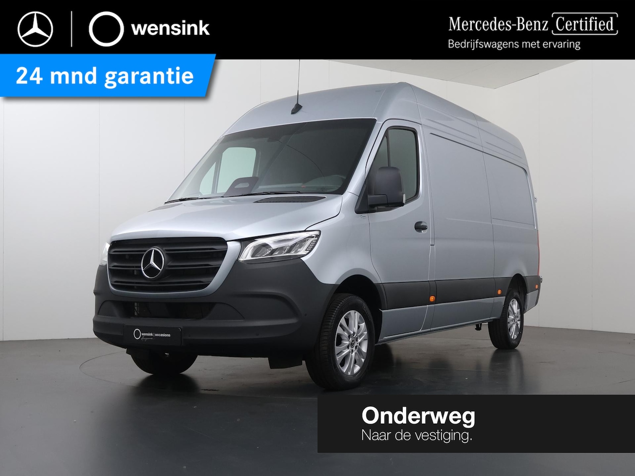 Mercedes-Benz Sprinter - 319 CDI 190 PK | L2 H2 | AUTOMAAT | PRO | LED | KUNSTLEDER ZWART BEKLEDING | CAMERA | BETI - AutoWereld.nl