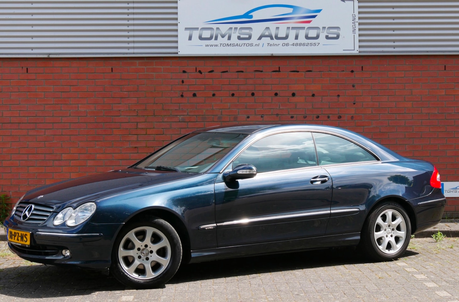 Mercedes-Benz CLK-klasse Coupé - 200 K. Elegance. navi. stoelverw. zonnescherm. zeer mooi - AutoWereld.nl