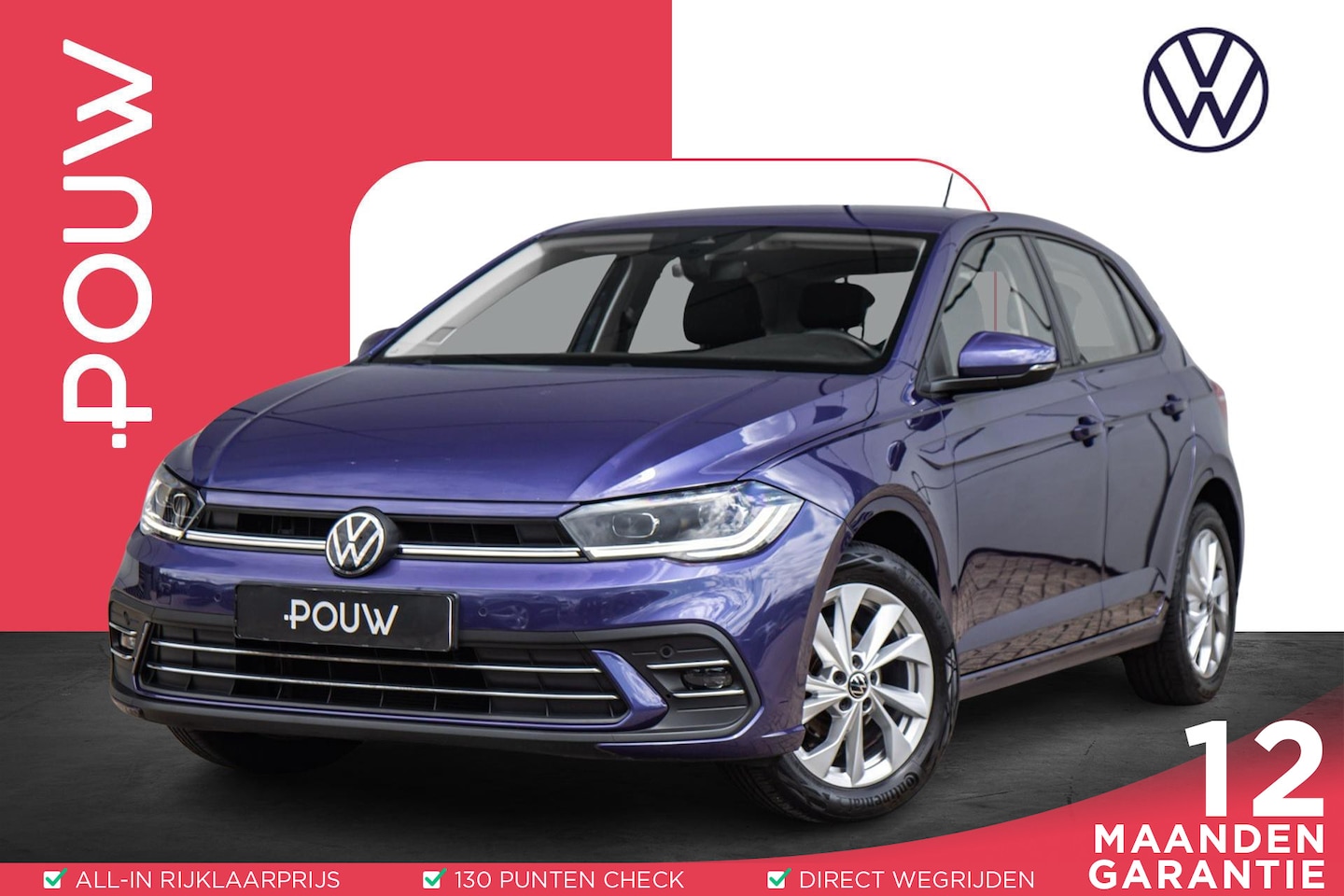 Volkswagen Polo - 1.0 TSI 95pk Style | Navigatie | Cruise Control Adaptief | Parkeersensor Voor & Achter - AutoWereld.nl