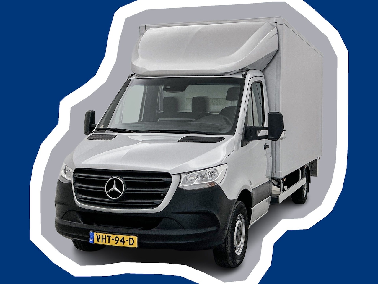 Mercedes-Benz Sprinter - 316 2.2 CDI Bakwagen met laadklep Camera Geveerde stoel Navigatie D'Hollandia Euro 6 - AutoWereld.nl