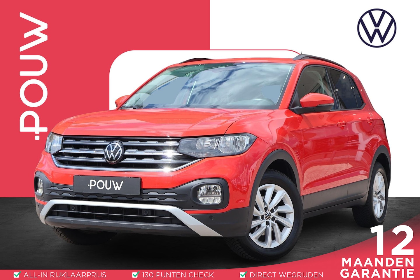 Volkswagen T-Cross - 1.0 TSI 110pk DSG Life | Apple Carplay | PDC | Adaptive Cruise | Climate Control - AutoWereld.nl