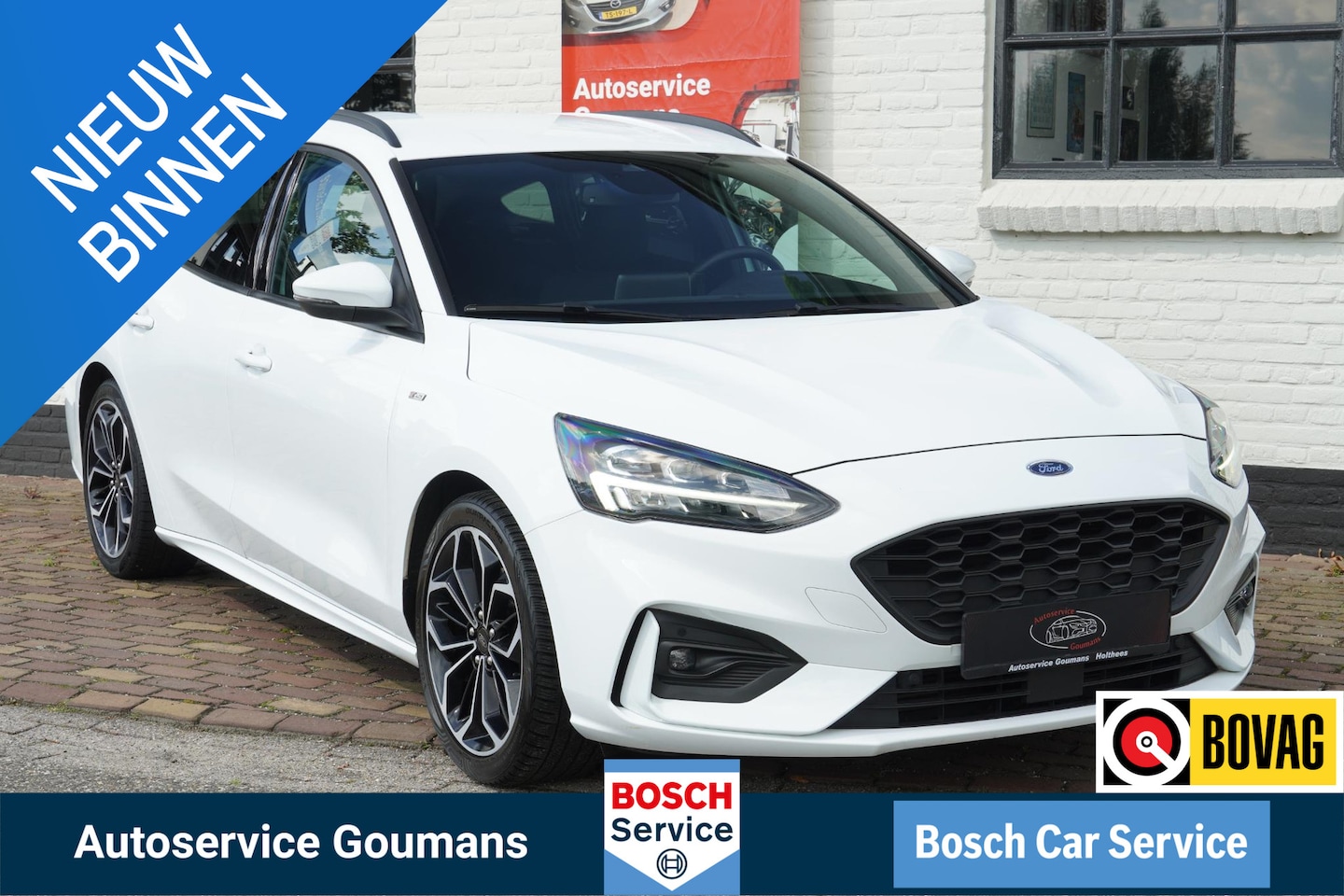 Ford Focus Wagon - 1.5 EcoBoost ST-line Automaat-Adaptive Cruise-Camera-Navi - AutoWereld.nl