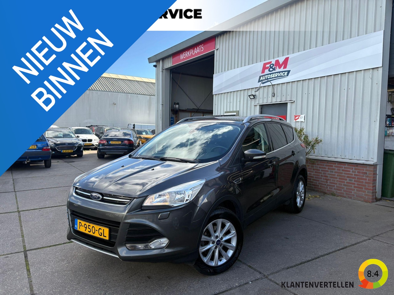 Ford Kuga - 1.5 Titanium Clima, cruise, pdc achter, trekhaak, stoelverwarming - AutoWereld.nl