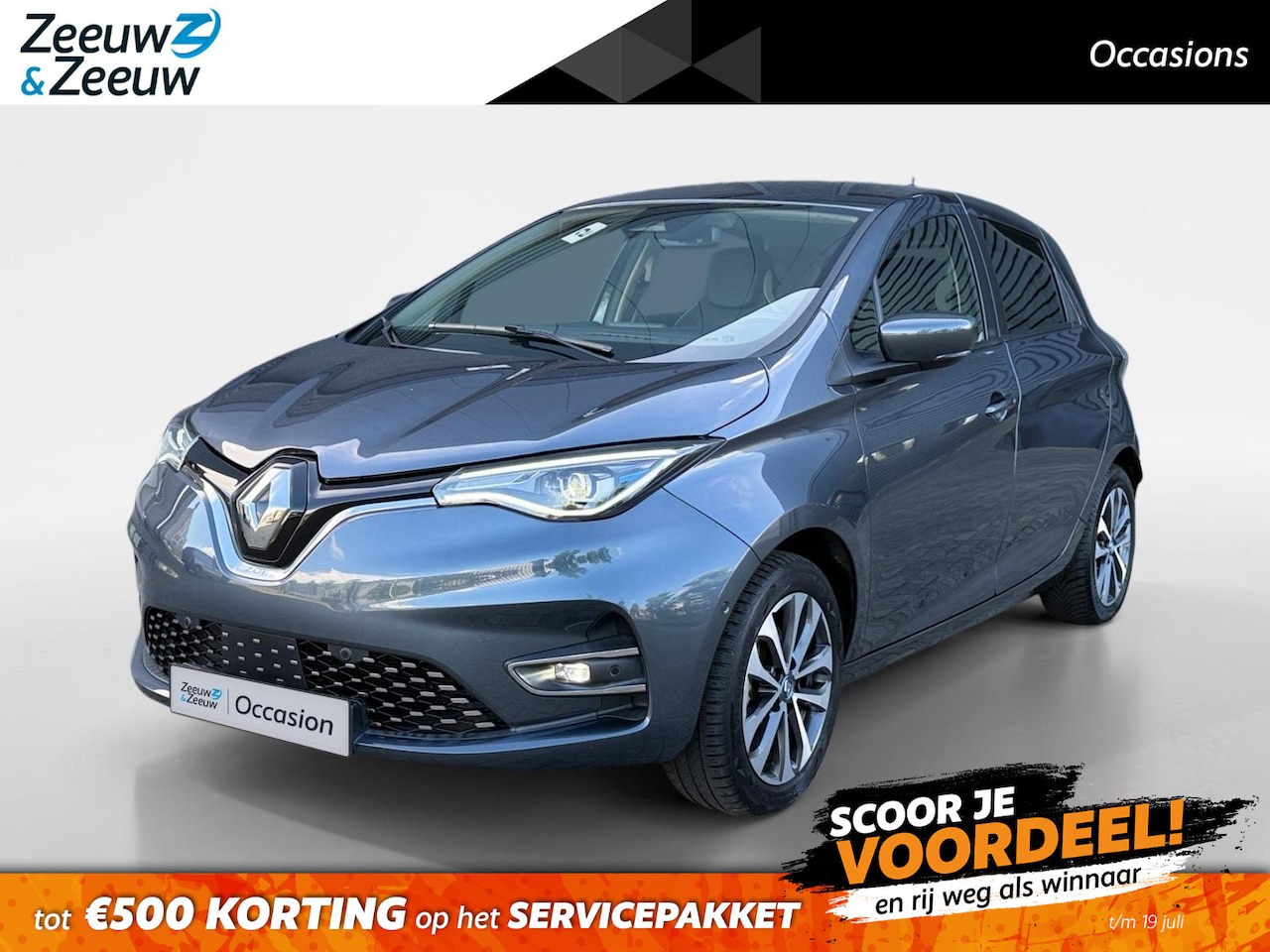 Renault Zoe - R135 Intens Business 52 kWh | 1e eigenaar | Armsteun | Camera | Cruise Control | Lichtmeta - AutoWereld.nl