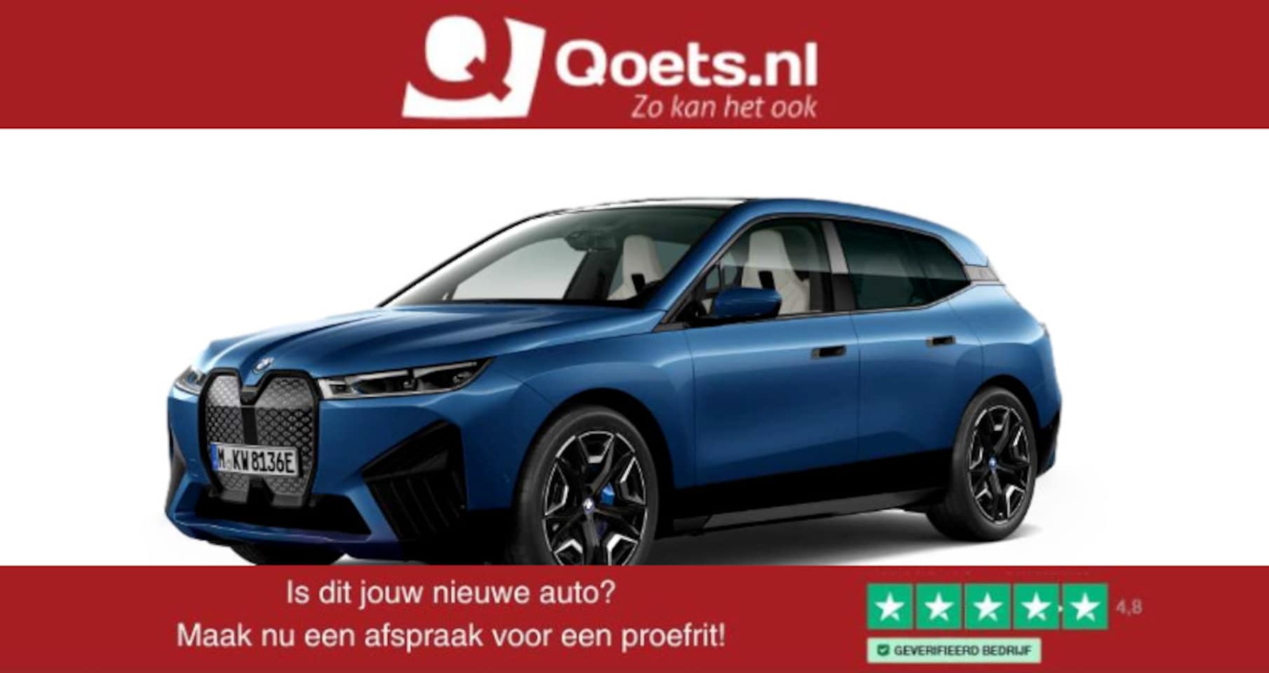 BMW iX - xDrive50 Executive 112 kWh Sportpakket - Luchtvering - Trekhaak - Panoramadak - Stoelventi - AutoWereld.nl