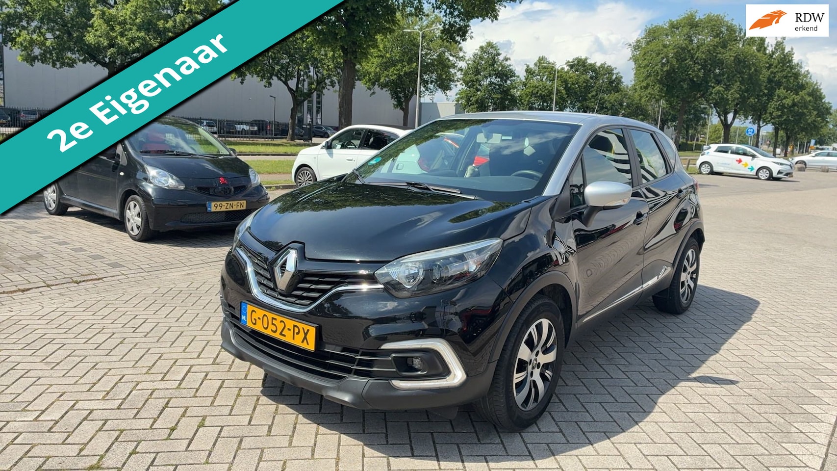 Renault Captur - 0.9 TCe Zen 2e eig. Airco Cruise LED Trekhaak 1200kg. - AutoWereld.nl