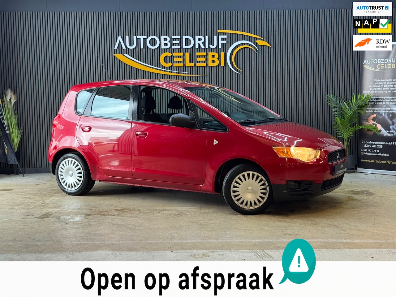 Mitsubishi Colt - 1.1 Edition One 2010 ROOD APK|NAP|AIRCO - AutoWereld.nl