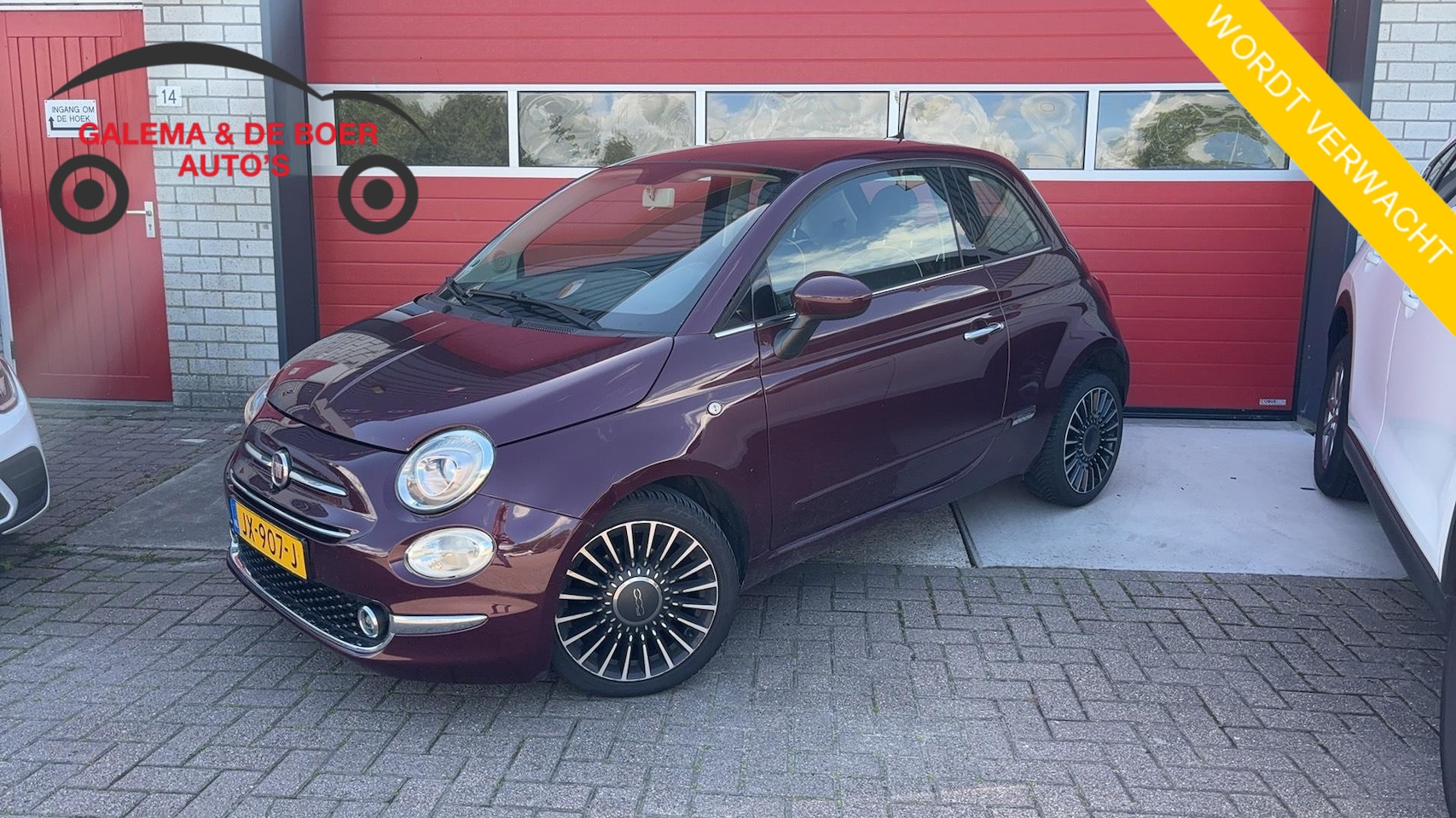 Fiat 500 - 0.9 TwinAir Turbo Lounge PANORAMADAK / NAVI / AIRCO / BLUETOOTH / ELEK RAMEN / NL-AUTO - AutoWereld.nl