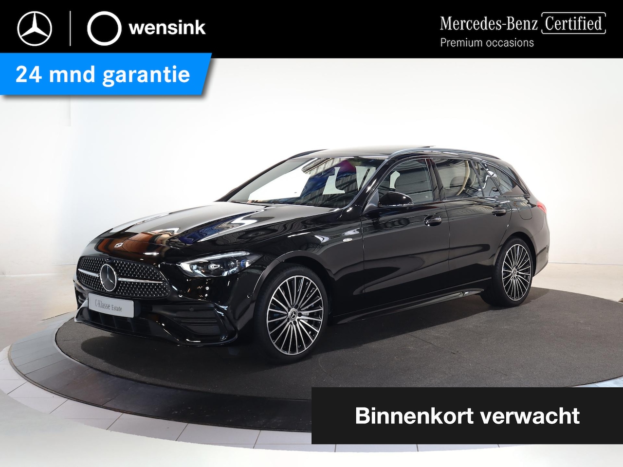 Mercedes-Benz C-klasse Estate - 300e Business Solution AMG | Panoramaschuifdak | Night | Burmester | Rijassistentiepakket - AutoWereld.nl