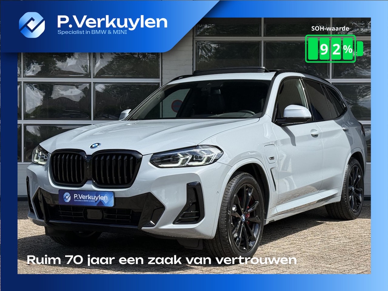 BMW X3 - xDrive30e M SPORT | HARMAN KARDON | ELEKTR. STOELEN | 360 CAMERA | TREKHAAK | LEDER | ADAP - AutoWereld.nl