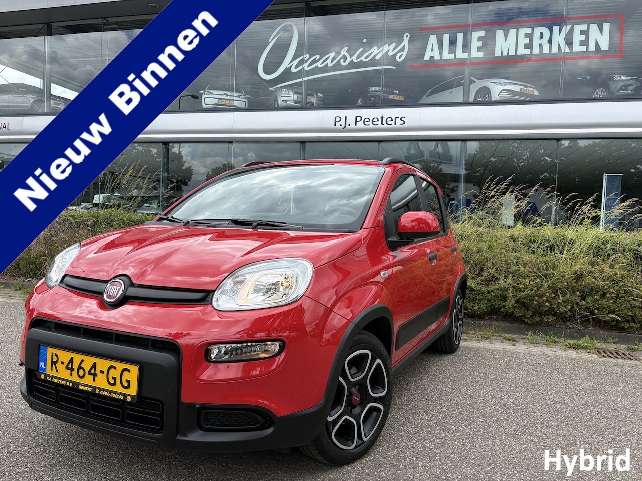 Fiat Panda - 1.0 Hybrid sport Airco - Dakrails - Radio - Bluetooth - Centrale deurvergrendeling met afs - AutoWereld.nl