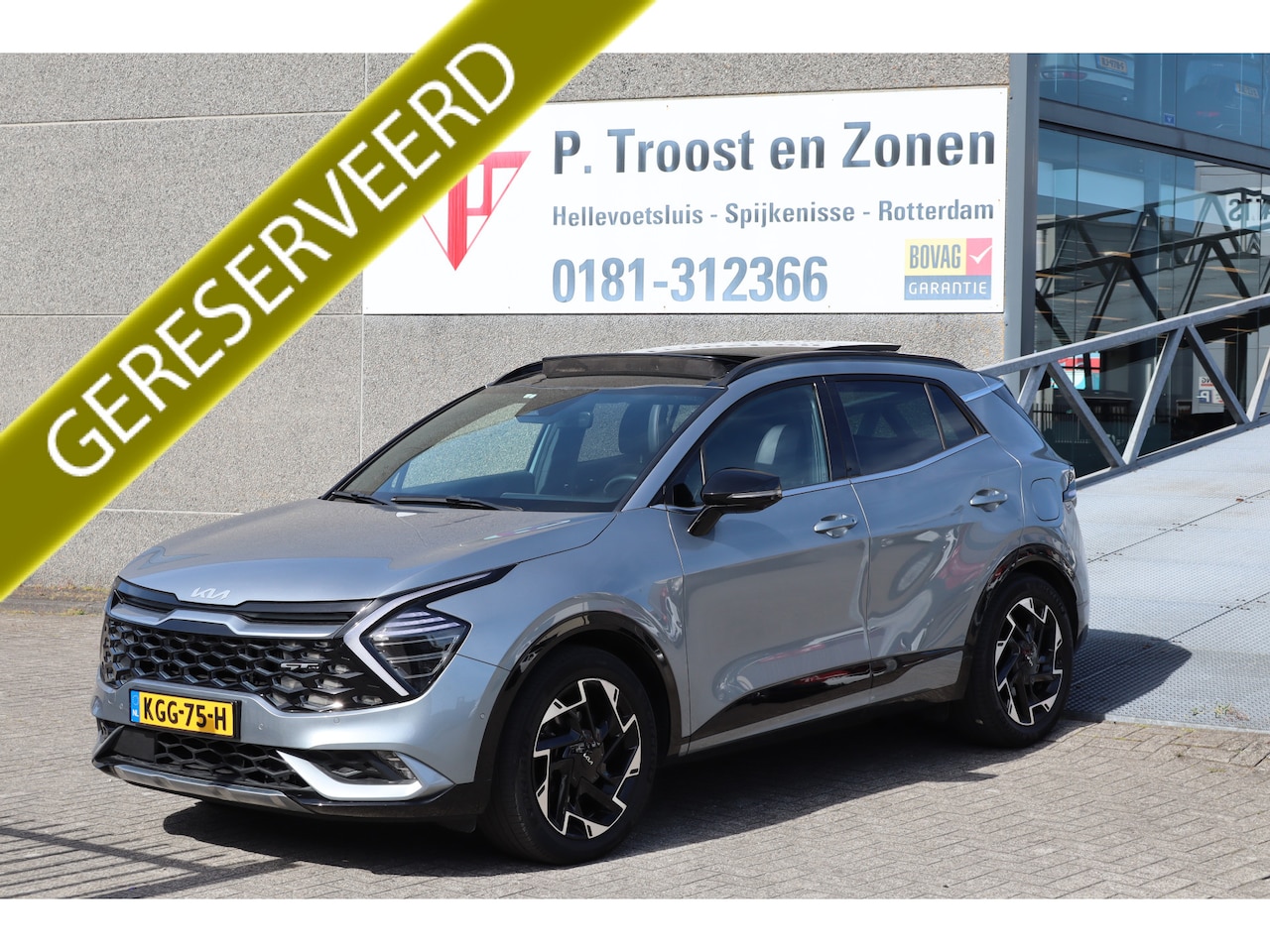 Kia Sportage - 1.6 T-GDi Plug-in Hybrid AWD GT-PlusLine Dealeronderhouden! Panoramadak/360 Camera/Harman - AutoWereld.nl