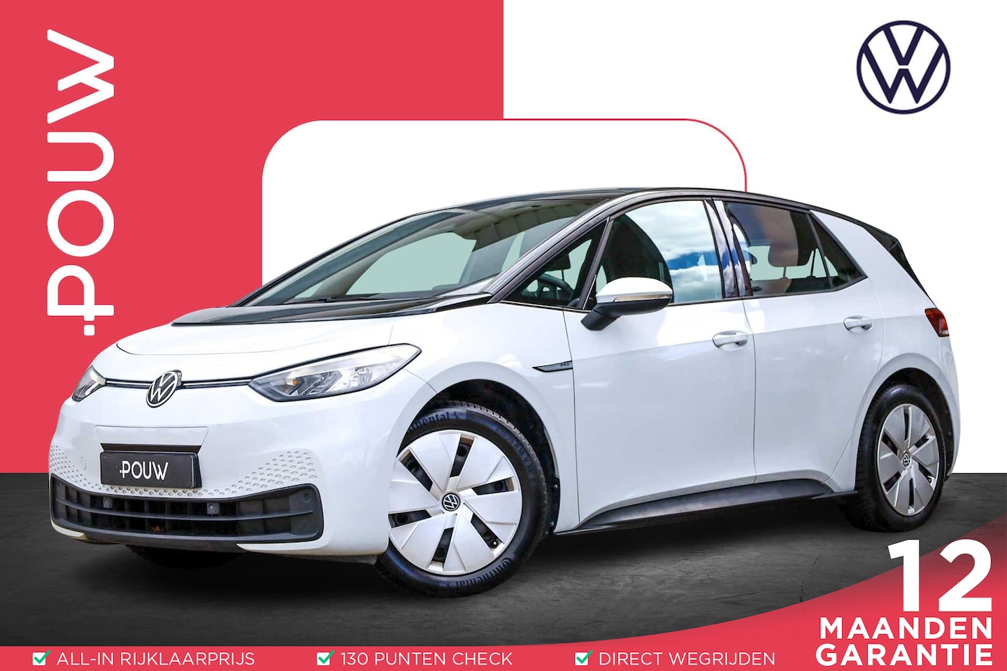 Volkswagen ID.3 - 145pk Pro 58 kWh | Parkeersensoren | Stoelverwarming | Apple Carplay/Android Auto - AutoWereld.nl